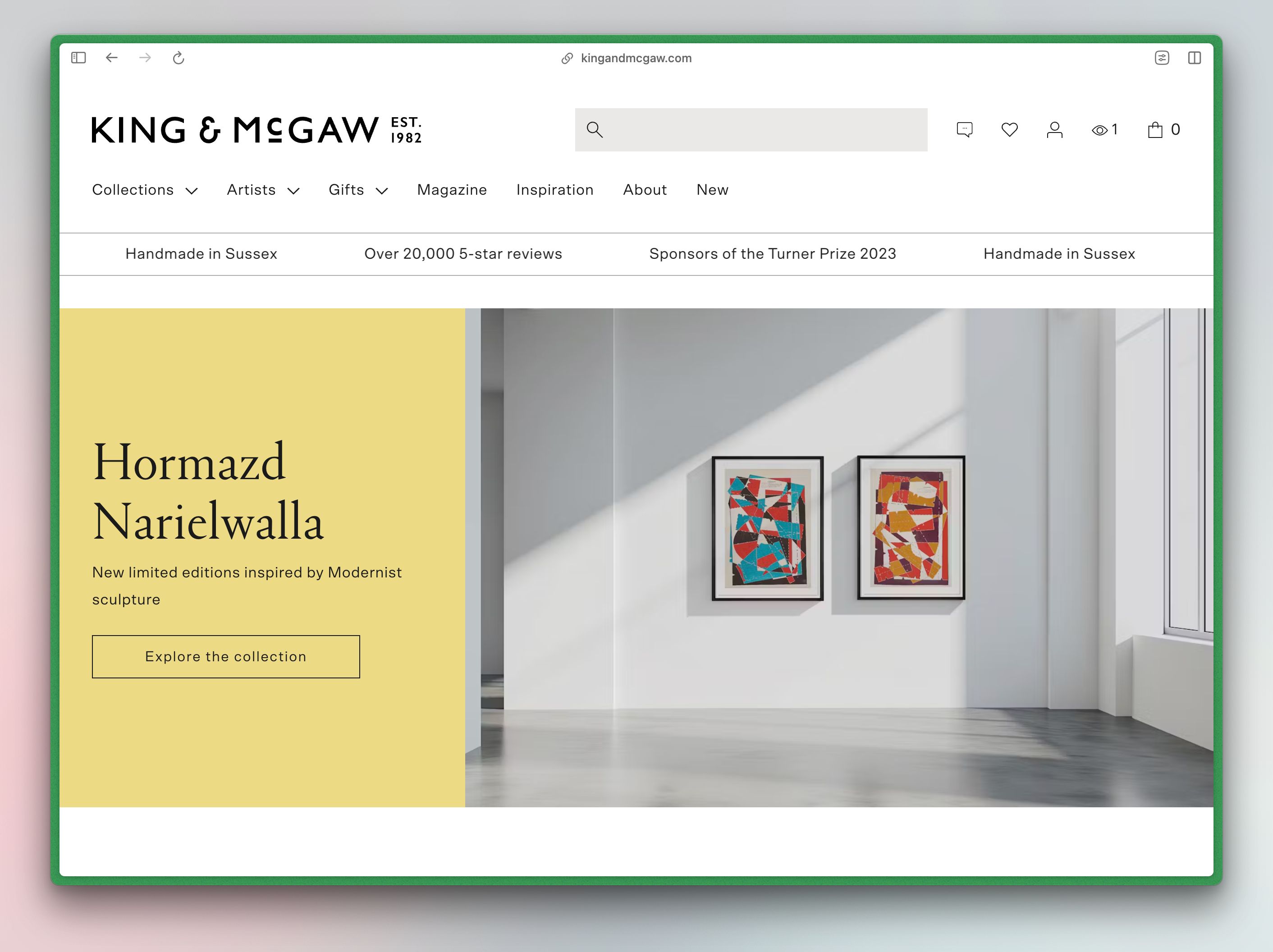 King & McGaw homepage